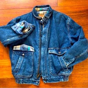 90’s Levi’s vintage denim jacket lined with 100% flannel